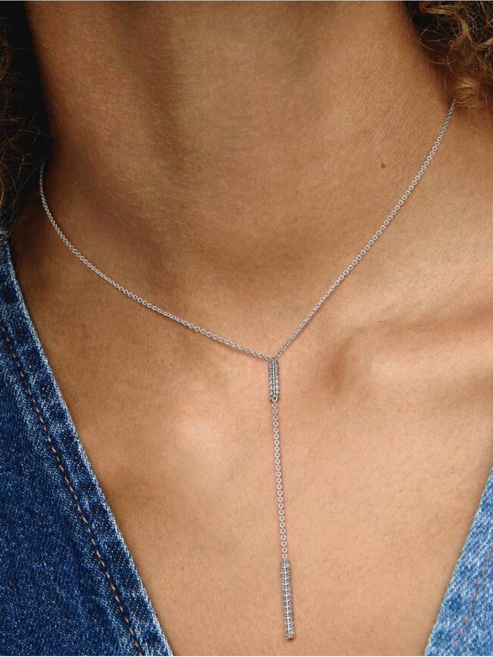 Pandora Sterling Silver and Cubic Zirconia Necklace